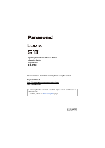 Manual Panasonic DC-S1M2 Lumix Digital Camera
