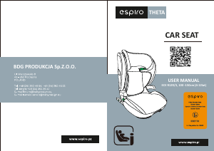 Manual Espiro Theta Car Seat