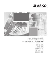 Manuale Asko RFN31831SEI Frigorifero-congelatore