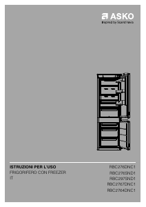 Manuale Asko RBC2767DNC1 Frigorifero-congelatore