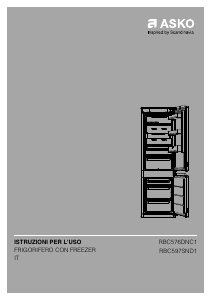 Manuale Asko RBC597SND1 Frigorifero-congelatore