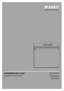 Manuale Asko OCM56BGH Forno