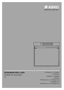 Manuale Asko OTP66BSH Forno