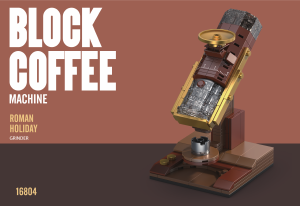 Manual Decool set 16804 Block Coffee Roman holiday coffee grinder