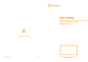 Handleiding Westinghouse LTV-32W3HD 