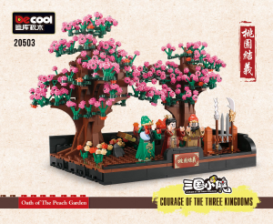 Manual Decool set 20503 Three Kingdoms Oath of the peach garden