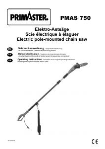 Bedienungsanleitung Primaster PMAS 750 Kettensäge
