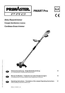 Bedienungsanleitung Primaster PMART Pro Rasentrimmer