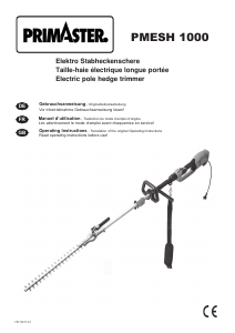 Mode d’emploi Primaster PMESH 1000 Taille-haies