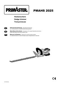 Mode d’emploi Primaster PMAHS 2025 Taille-haies