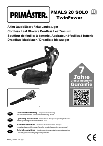 Mode d’emploi Primaster PMALS 20 TwinPower Solo Souffleur
