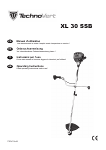 Bruksanvisning TechnoVert XL 30 SSB Grästrimmer