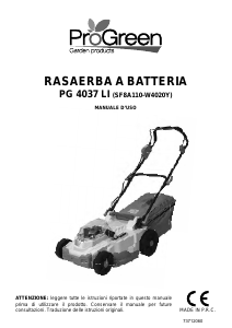 Manuale ProGreen PG 4037 LI Rasaerba