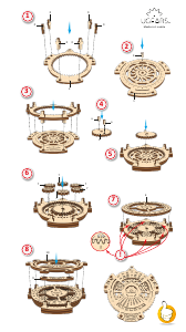 Handleiding Ugears set 026 Mechanical Models Datum navigator