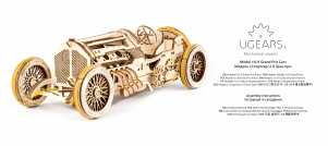 Instrukcja Ugears set 029 Mechanical Models Auto U-9 Grand Prix