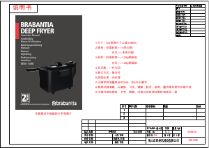 Instrukcja Brabantia BBEK1130BK Frytkownica