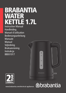 Bedienungsanleitung Brabantia BBEK1017 Wasserkocher