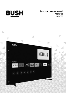 Manual Bush 70QT24SB LED Television