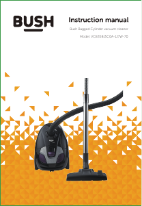 Bruksanvisning Bush VCB35B15C0A-1J7W-70 Dammsugare