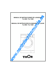 Manual Thor TL2 800 Máquina de lavar roupa