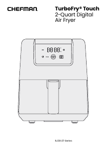Bruksanvisning Chefman RJ38-2T TurboFry Touch Fritös