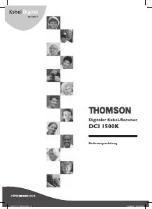Bedienungsanleitung Thomson DCI 1500K Digital-receiver