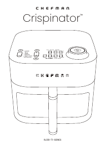 Bruksanvisning Chefman C38-8W-1M-US1 Crispinator Fritös