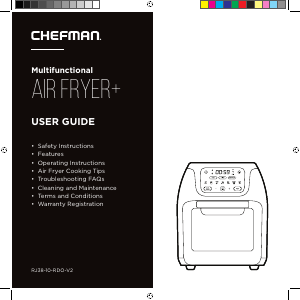 Bruksanvisning Chefman RJ38-10-RDO-V2 Fritös
