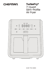 Bruksanvisning Chefman RJ38-7TW TurboFry Fritös