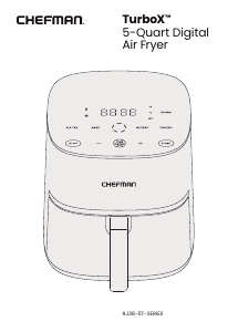 Bruksanvisning Chefman RJ38-5T-GREY TurboX Fritös