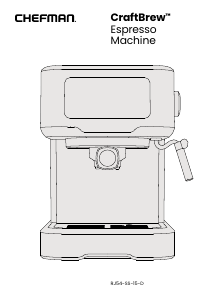 Bruksanvisning Chefman RJ54-SS-15-D CraftBrew Espressomaskin