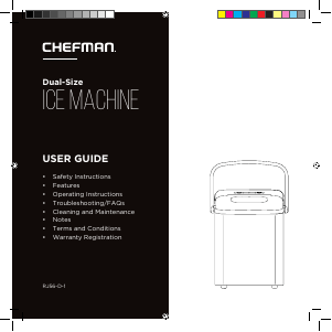 Bruksanvisning Chefman RJ56-D-1 Dual-Size Ismaskin