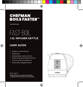 Manual Chefman RJ11-12-TI Fast-Boil Kettle