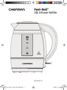 Manual Chefman RJ11-18-PL Fast-Boil Kettle