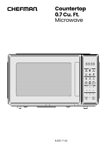 Bruksanvisning Chefman RJ55-7-V2 Mikrovågsugn