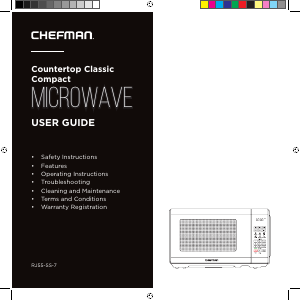 Bruksanvisning Chefman RJ55-SS-7 Mikrovågsugn