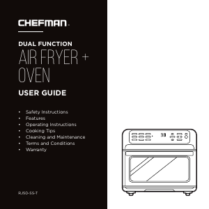 Bruksanvisning Chefman RJ50-SS-T-BLACK Ugn