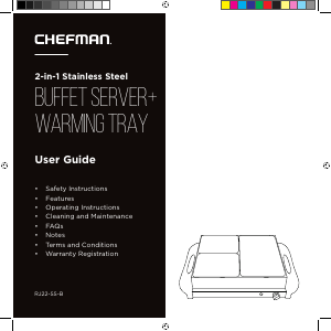Bruksanvisning Chefman RJ22-SS-B Tallriksvärmare