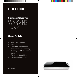 Bruksanvisning Chefman RJ22-MBTC Tallriksvärmare