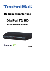 Bedienungsanleitung TechniSat DigiPal T2 HD Digital-receiver