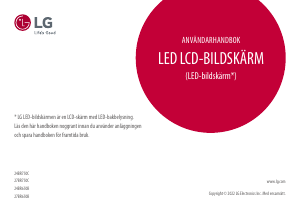 Bruksanvisning LG 27BR750C-C LED skärm