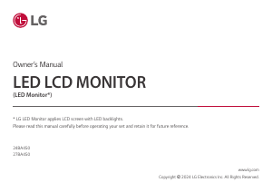 Panduan LG 27BA450-B Monitor LED