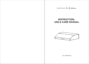 Manual Hauslane UC-C100 Cooker Hood