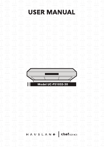 Manual Hauslane UC-PS10 Cooker Hood