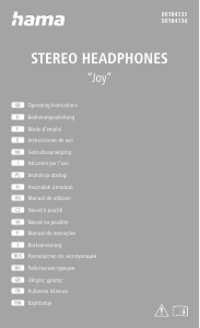 Εγχειρίδιο Hama 00184134 Joy Ακουστικά