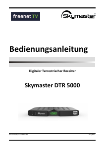 Bedienungsanleitung Skymaster DTR 5000 Digital-receiver