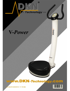 Mode d’emploi DKN V-Power Plateforme vibrante