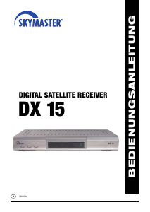 Bedienungsanleitung Skymaster DX 15 Digital-receiver