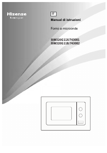 Manuale Hisense BIM320G11X Microonde