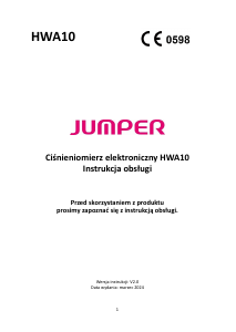 Instrukcja Jumper HWA10 Ciśnieniomierz